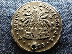 Bolívia Köztársaság (1825-2009) .903 ezüst 2 Sol 1863 PTS (id77738)