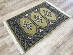JALDAR - Pakisztáni kézi csomózású gyapjú PERZSA szőnyeg, 65 x 101 cm