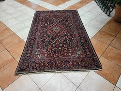 Iráni antik kézi csomózású 127x210 cm gyapjú perzsa szőnyeg FF_45