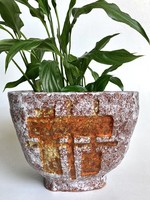 Industrial art large-scale abstract pattern cooper's ceramic pot