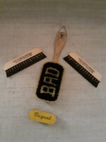 4 pcs. Wooden horsehair brushes made with old, high-quality work