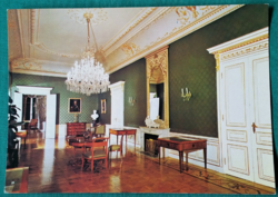 Keszthely, festetics-castle, postal clean postcard, 1988