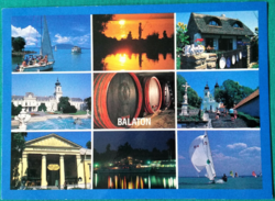 Lake Balaton details - mosaic postcard - postage clean 2.