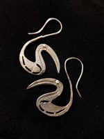 Silver toucan earrings. Animal!
