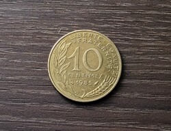 10 centimes,Franciaország 1985