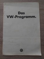 VW típusbemutató prospektus - 1973 ból - 545