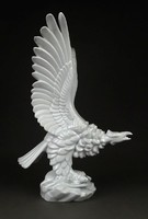 1M991 Fehér Herendi porcelán szobor turul madár karddal 34 cm