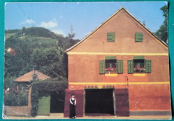 Kőszeg, garage museum, used postcard, 1988