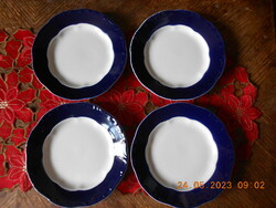 Zsolnay Pompadour alapmázas süteményes tányér