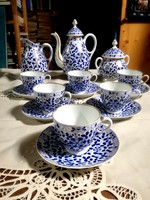 KÜLÖNLEGES ANTIK 6 személyes TEÁS / KÁVÉS KÉSZLET - Art&Decoration