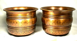 Pair of red copper kaspo in good condition!
