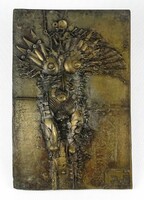 1N019 otto artner : soaring thoughts large plaque 36 x 24.5 Cm
