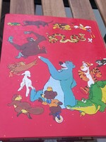 Gyerek ismeretterjesztő könyv angol/magyar szótár Walt Disney figurákkal