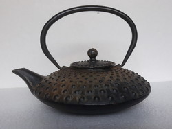 Vintage öntöttvas japán stílusú vízforraló, teafőző
