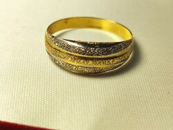 14 karátos női arany gyűrű