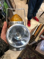Vintage Flashlight from the 70s, Hong Kong, Good Condition, 22 cm.