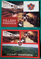 Villány, Bormúzeum, postatiszta képeslapok