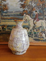 Retro kerámia váza Lehoczkyné - 18 cm
