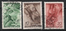 Stamped Hungarian 0776 sec 656-658