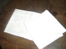 Pair of beautiful damask napkins with white Toledo pattern