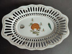 Royal danube openwork porcelain bowl, hand painted - ep