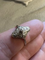 White gold brilles art deco ring for sale