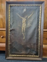 Jézus festmény, olaj vászon XVIII.sz vége - 51379