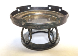 Art Deco Fruit Bowl Silver-Plated ... Designed by J. Hoffmann