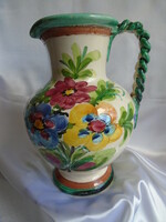 Italian ceramic jug. Its height is 25 cm