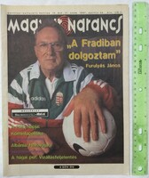 Hungarian orange magazine 1997/17 flute player János Fradi Albania Fidesz body count Tamás Somló