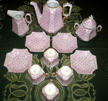 Antique special coffee or hot chocolate set for 4 people - art&decoration