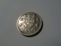 Portugál  2 dollár 50 escudo  , 1984  érme 20 mm