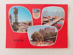 Retro képeslap 1985 Siófok