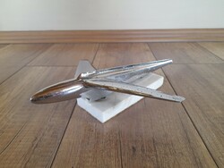 Old art deco chrome metal flying table decoration