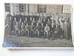 D196045 old photo - factory yard? Group photo of management? 1940K