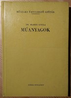 Szakkönyv Műszaki értelmező szótár a műanyagokról szép állapotban