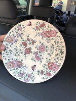 Zsolnay porcelain dinner plate, family seal, size 22 cm.