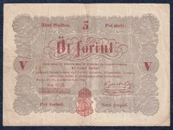 Freedom struggle (1848-1849) Kossuth banknote 5 HUF banknote 1848 i - i - ĭ - ĭ extra (id51268)