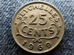 Seychelle-szigetek II. Erzsébet (1952-1976) 25 cent 1969 (id64352)