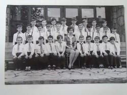 Za45.142 Old photo - class picture - Kassa street primary school xviii ker - 1973k