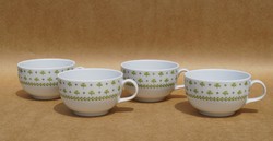 Retro lowland porcelain clover parsley pattern bay tea cup cappuccino mug