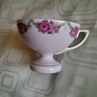 Antique rose coffee cup