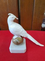 Rare German, Germany volkstedt karl ens art deco porcelain phoenix bird figurine. 10 Cm.