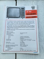 ORION URANUS TV kezelési utasítás+kapcsolási rajzok