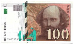 100 French francs 1998 France 2.