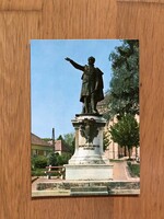 Statue of István Széchenyi - István Nagycenk postcard - postal clean