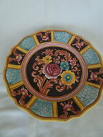 Beautiful flawless Italian Deruta ceramic majolica wall decoration
