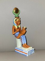Antik Herendi 1943-as nagyon ritka egyiptomi figura