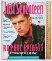 Just Seventeen magazin 87/2/27 Rupert Everett Wet Wet Elvis Presley Go West Fall Mel Kim Pepsi Shirl