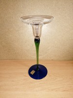 La Vida üveg gyertyatartó - 21 cm magas (fp)